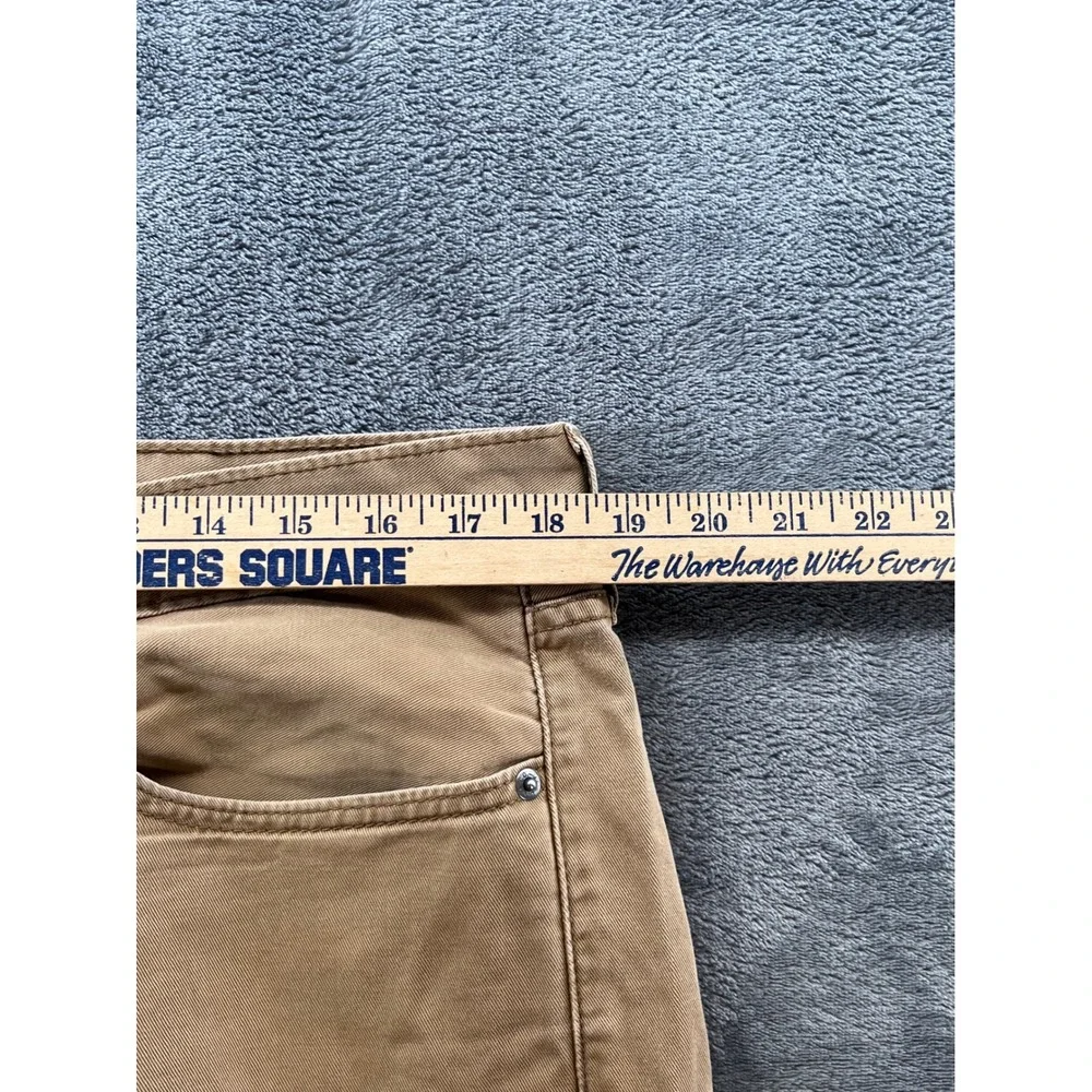 Levis 514 Straight Fit Pants Mens 37x30 Tan Khaki Cotton Twill Trousers Classic
